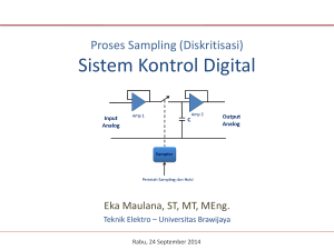Sistem Kontrol Digital [Sistem Data Sampling]