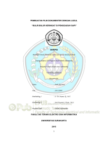 1 PEMBUATAN FILM DOKUMENTER DENGAN JUDUL
