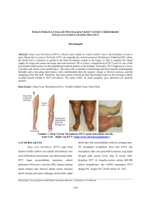 1192 PERAN PERAWAT DALAM PENCEGAHAN DEEP VENOUS