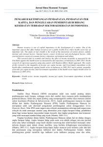 Jurnal Ilmu Ekonomi Terapan - Journal of Universitas Airlangga