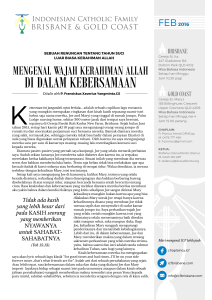 di dalam kebersamaan - Indonesian Catholic Family Brisbane and