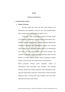 BAB II TINJAUAN PUSTAKA A. KONSEP KELUARGA 1. Definisi