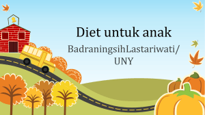 Diet untuk anak