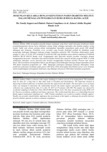47 DUKUNGAN KELUARGA DENGAN KEPATUHAN PASIEN