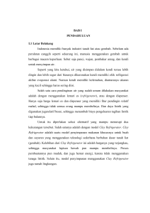 BAB I PENDAHULUAN I.1 Latar Belakang Indonesia
