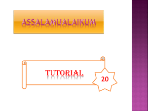 Trigger 1.TCA cycle Hati,otot rangka ,dan sebahagian