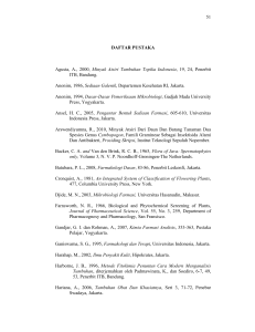 51 DAFTAR PUSTAKA Agusta, A., 2000, Minyak Atsiri Tumbuhan