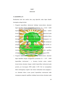 5.1 KESIMPULAN Berdasarkan hasil dari analisis data yang