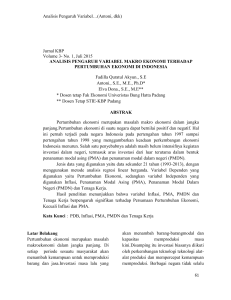 Analisis Pengaruh Variabel…(Antoni, dkk) Jurnal - AKBP