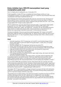 Entry inhibitor baru VIR-576 menunjukkan hasil