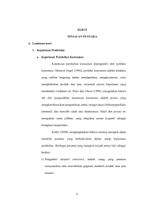 9 BAB II TINJAUAN PUSTAKA A. Landasan teori