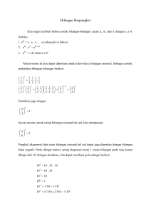Bilangan Berpangkat - Direktori File UPI