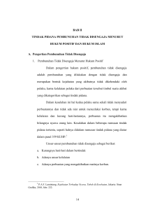 14 BAB II TINDAK PIDANA PEMBUNUHAN TIDAK DISENGAJA