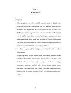 79 BAB V KESIMPULAN A. Kesimpulan 1. Dalam penetapan awal
