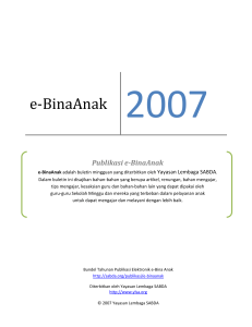 e-BinaAnak 2007 - SABDA