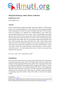 Mengenal Keluarga Adobe Master Collection