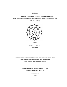 JURNAL PLURALITAS DALAM ELEMEN AGAMA