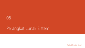 Perangkat Lunak Sistem