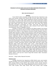 (2010) 1 pengaruh fluktuasi harga dan kualitas beras bersubsidi