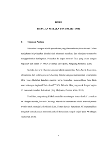 BAB II TINJAUAN PUSTAKA DAN DASAR TEORI 2.1 Tinjauan