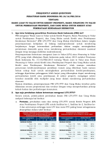 Tanya Jawab Peraturan Bank Indonesia Nomor 18/16/PBI/2016