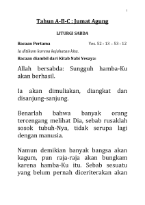 Allah bersabda: Sungguh hamba-Ku akan berhasil. Ia akan