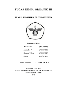 Substitusi Benzena - Riza Gustia Syafri