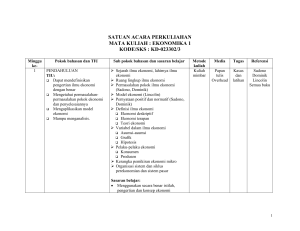 pengantar ekonomi 1