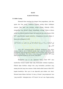 BAB II KAJIAN PUSTAKA 2.1 Edible Coating Khazanah Islam