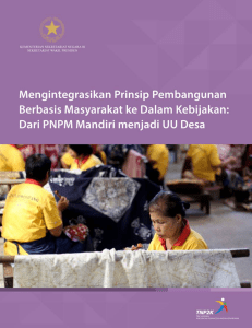 Mengintegrasikan Prinsip Pembangunan Berbasis