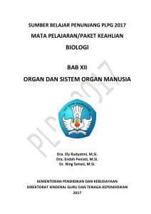 biologi bab xii organ dan sistem organ manusia