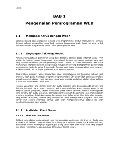 INTRODUCTION TO WEB PROGRAMMING