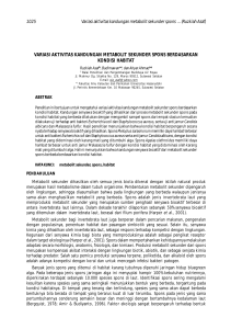 1025 Variasi aktivitas kandungan metabolit - BPPBAP