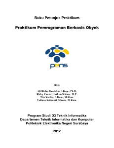 Praktikum - Politeknik Elektronika Negeri Surabaya