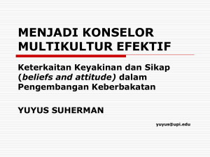 menjadi konselor multikultur efektif