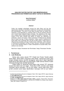 analisis faktor-faktor yang mempengaruhi