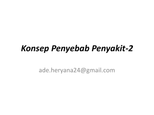 Konsep Penyebab Penyakit-2