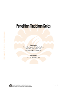 Penelitian Tindakan Kelas - P3G UNM