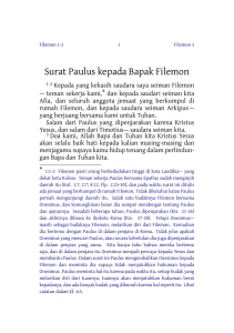 Surat Paulus kepada Bapak Filemon