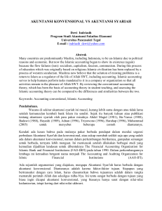 akuntansi konvensional vs akuntansi syariah