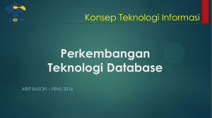 Perkembangan Teknologi Database