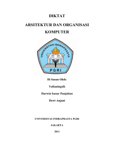 diktat arsitektur dan organisasi komputer