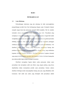 BAB I PENDAHULUAN - Widyatama Repository