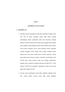 BAB V KESIMPULAN DAN SARAN A. KESIMPULAN 1. Kesadaran