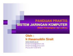 panduan praktis sistem jaringan komputer