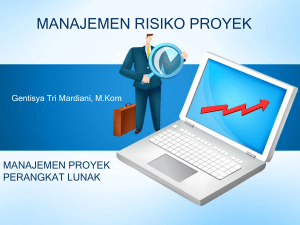 manajemen risiko proyek