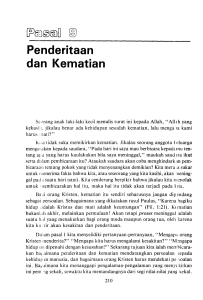 Penderitaan dan Kematian