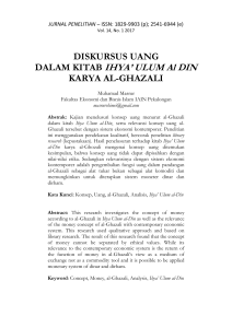 DALAM KITAB IHYA` ULUM Al DIN - e