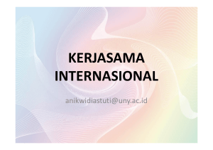 kerjasama internasional - Staff Site Universitas Negeri Yogyakarta