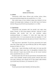 BAB 2 TINJAUAN PUSTAKA 2.1. Definisi Gastroenteritis adalah